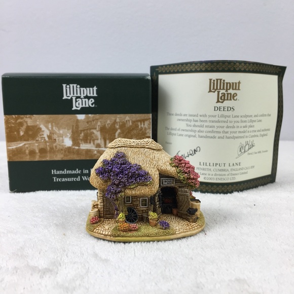 Vintage 2003 LILLIPUT LANE Where Sparks Fly (L2631) mini UK cottage collectable - Picture 13 of 13